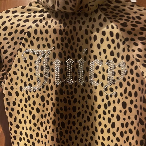 Juicy Couture Leopard velvet set like new, XS
