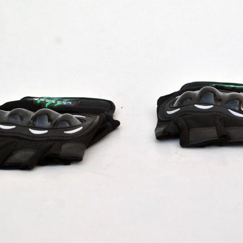 Half Racing gloves with carbon fiber knuckle protection XL