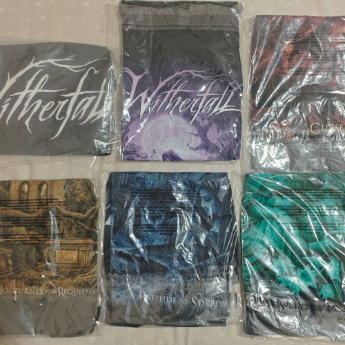 Witherfall T-Shirts pack of 6 medium, sealed, USA import