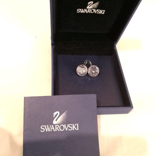 Swarovski Authentic Purple Earrings!