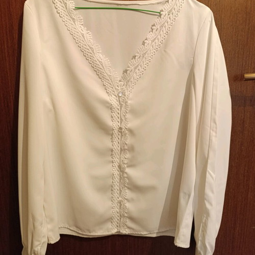 Shein blouse shirt size M white like new