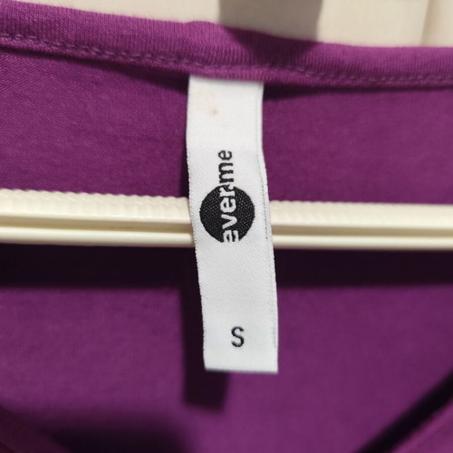 Purple viscose blouse like new, size S