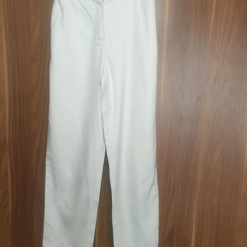 High-waisted fabric pants Massimo Dutti like new, gray, XS
