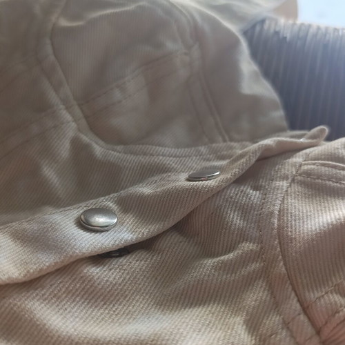 Bershka Crop Top beige small new