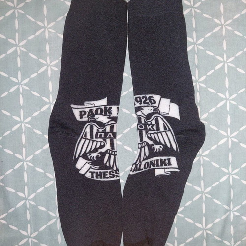 PAOK socks new, size 36-44, polyester