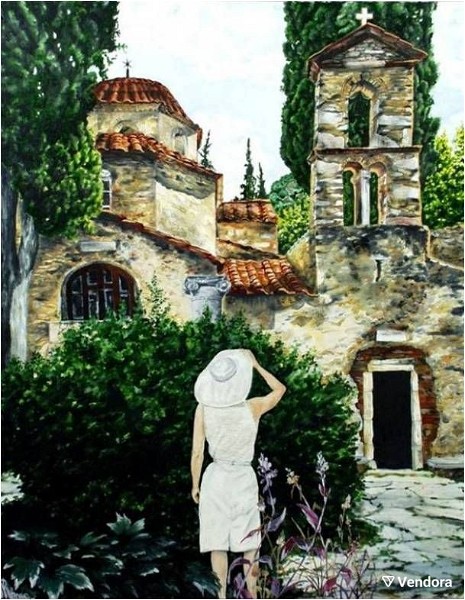  Greece 2002 Original Painting - Oil on canvas 70 x 90 x 3 cm (MARINA ROSS)
