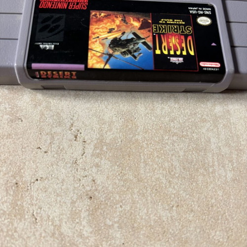 Desert Strike Super Nintendo SNES game, American