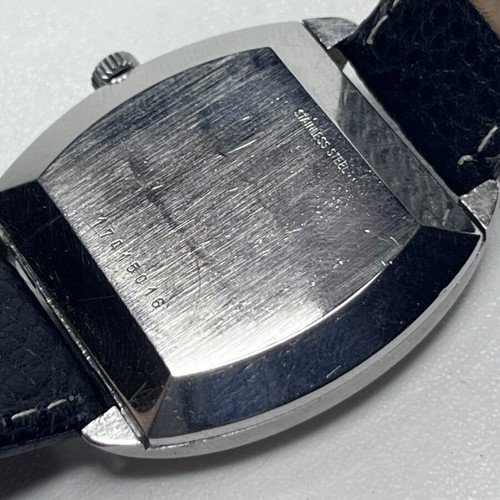 Longines Conquest Automatic watch used with black leather strap