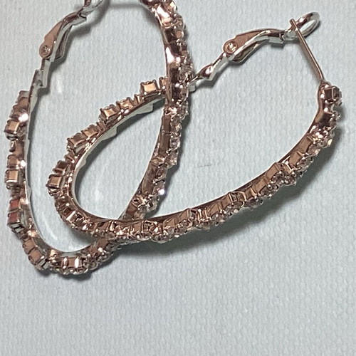 Oval earrings