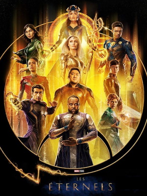 Marvel Studios Eternals Blu-ray movie, action fantasy adventure