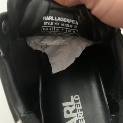 Karl Lagerfeld sneakers used, black, size 41