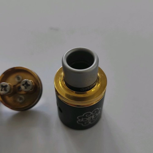 Dotmod Petri V2 RDA black new with extra silver tank