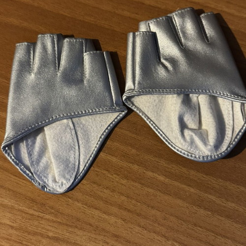 Silver gloves for dance new