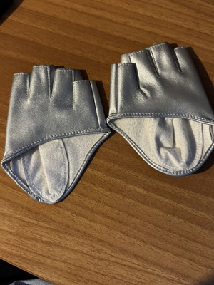 Silver gloves for dance new