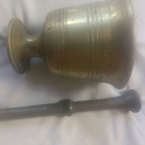Brass mortar used