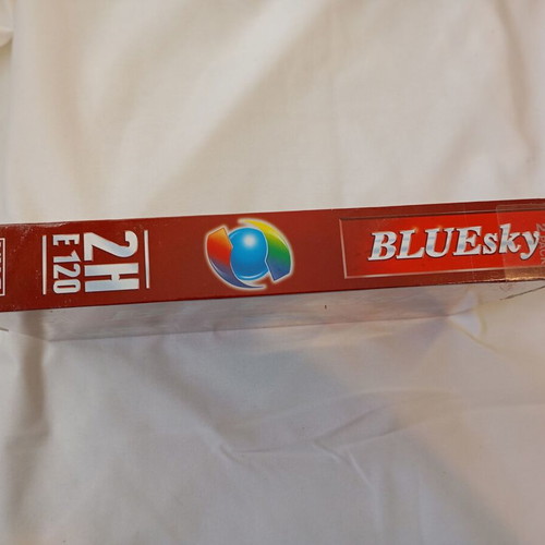 Bluesky VHS video cassette sealed blank, 2 hours like new