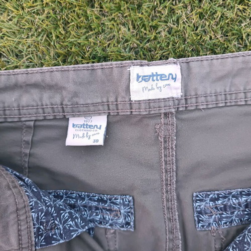 Battery cargo men's pants gray like new, size w30