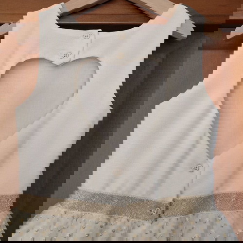 Orchestra Premium Παιδικό Καλοκαιρινό Φόρεμα Λευκό 6 Ετών Like New