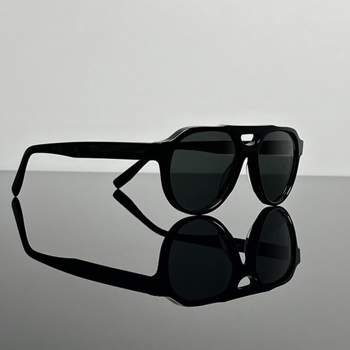 Bormain Manhattan aviator sunglasses new, polarized, black and blue