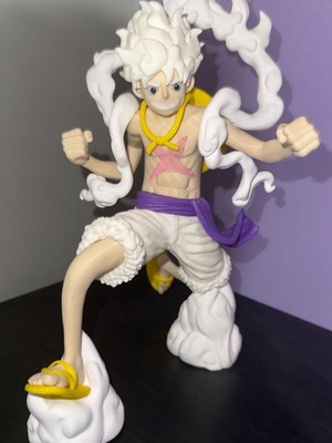 3D Printed φιγούρα Luffy Gear 5 One Piece κατόπιν παραγγελίας