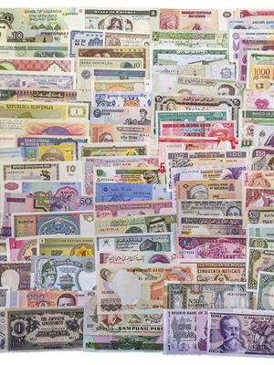 100 Different Uncirculated Banknotes