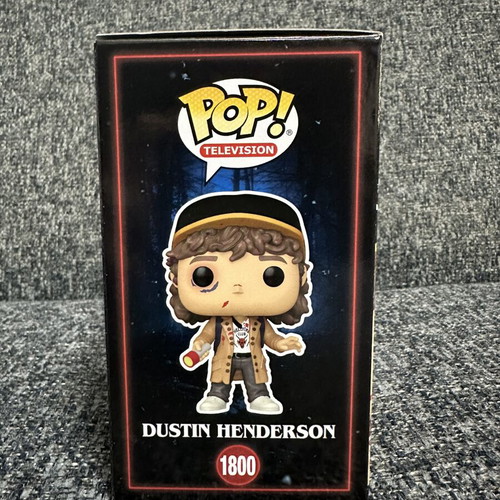 Funko Pop Stranger Things Dustin Henderson #1800 new with soft protector