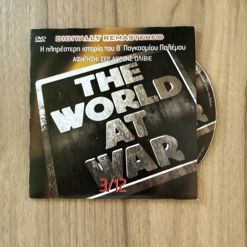 The World at War DVD collection, like new, 12 discs