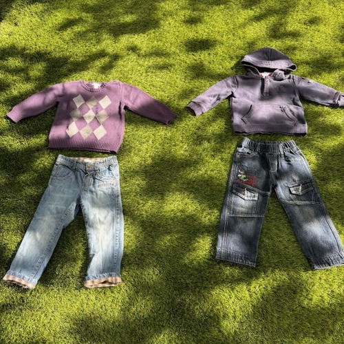 Clothing set used, pack of 9 for boy 18-24 months
