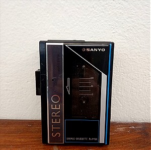 SANYO walkman cassette player M-GP9 vintage 80ies