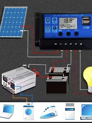 Solar controller 30A new with PWM technology and USB outputs
