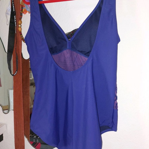 One-piece swimsuit blue royal XL used