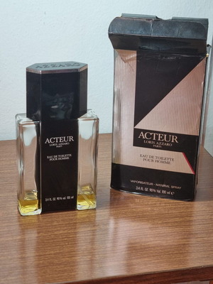 Loris Azzaro Acteur Eau de Toilette 100ml used men's fragrance