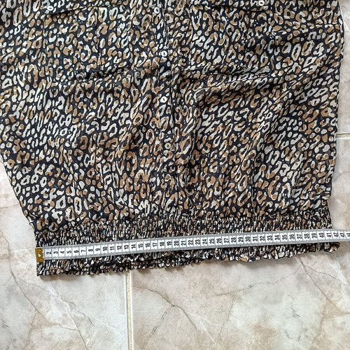 Zara Basic leopard print blouse like new, multicolor, size L