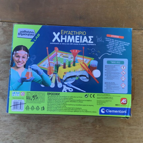 Chemistry lab used for children 8 years and older