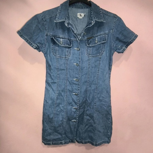 Vintage denim dress Calvin Klein Jeans like new, blue