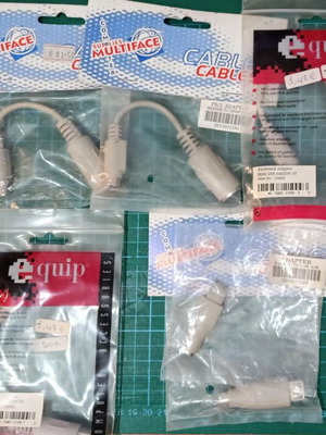 Mouse/Keyboard Adapter set 8 pcs M2F and F2M new