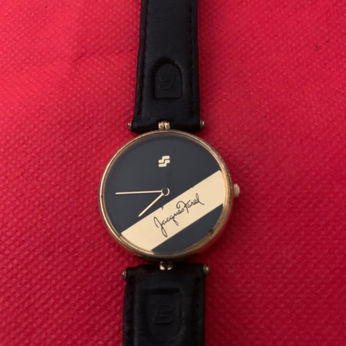Jacques Farel wristwatch used women's black and white