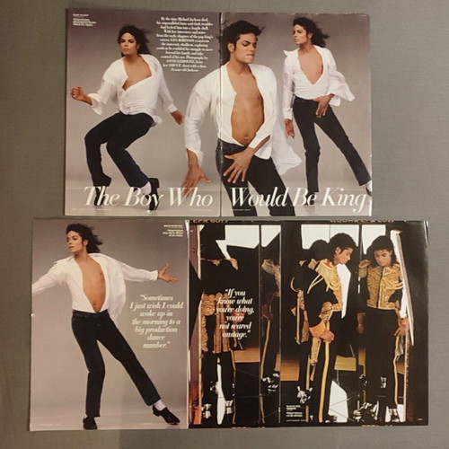 Michael Jackson Vanity Fair magazine used, anniversary collectible