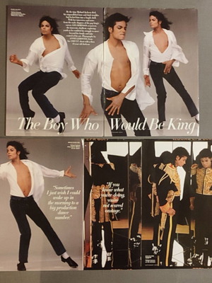 Michael Jackson Vanity Fair magazine used, anniversary collectible