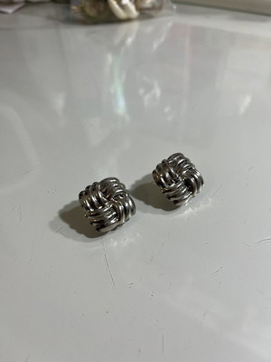 Silver Type Earrings like new