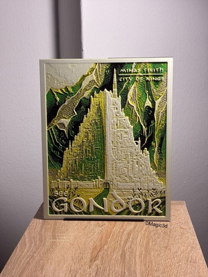 Πορτρέτο Minas Tirith Lord of the Rings καινούργιο, 3d εκτύπωση