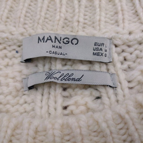 Mango wool sweater new size L beige