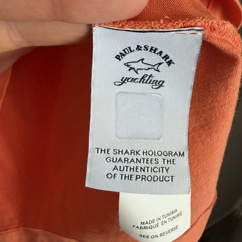 Paul & Shark Yachting men's t-shirt 3XL like new, orange