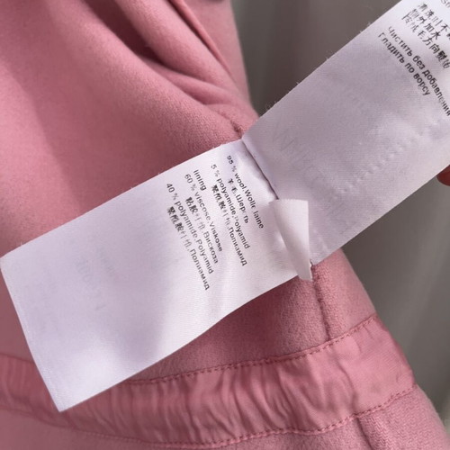Marc Cain coat used, pink, size M with missing buttons