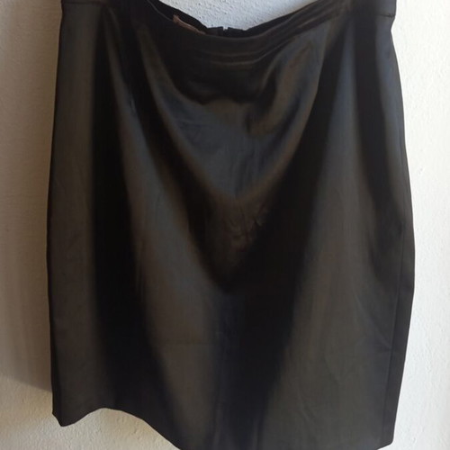 Satin mini skirt Court size 42 like new, black