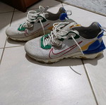 Nike men's athletic shoes used, size 46, white