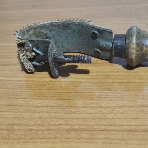 Tools and shoe lasts from old cobbler's shop used