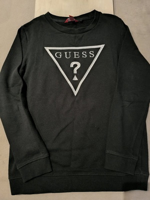 Παιδικό φούτερ Guess μεταχειρισμένο, μαύρο, για 10-12 ετών