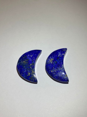 Lapis Lazuli polished natural set, 2 pieces, AA quality