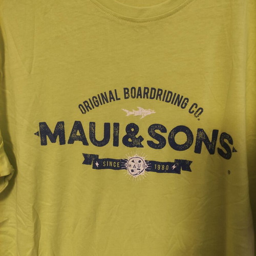 Maui & Sons T-shirt new, size L, green